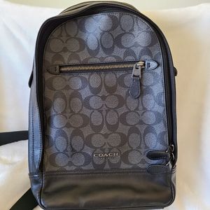 Coach Black and Silver Crossbody bag- tag not attached